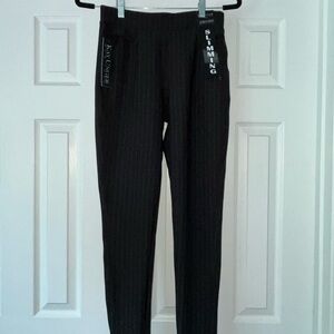 Kay Unger Black Straight Leg Pants